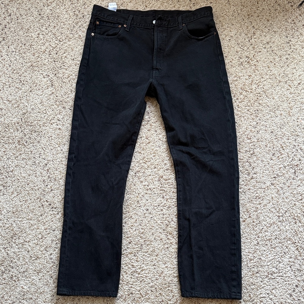 Levi's Men's Straight Black Jeans
